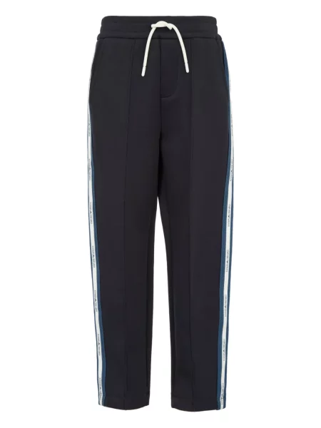 Spodnie dziecięce Emporio Armani niebieskie