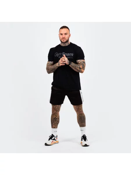 Koszulka fitness z krótkim rękawem Beyond Limits czarna