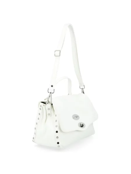 Mała torebka skórzana Zanellato beżowa