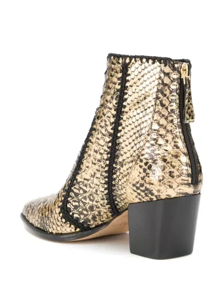 Botine Alexandre Birman cu imagine auriu