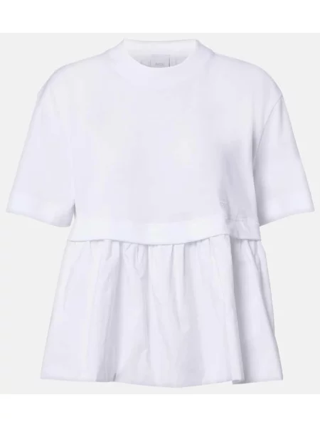 Tricou Patou din jerseu alb