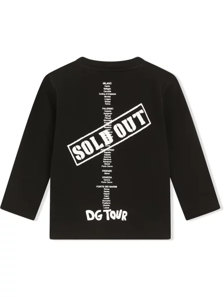 Gyerek póló Dolce & Gabbana fekete