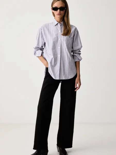 Levi's košeľa dámska HARLIE NEW BF SHIRT fialová