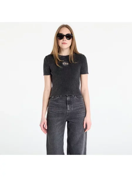 Pulóver DIESEL M-Anchor-A-Ss Knitwear Black S fekete