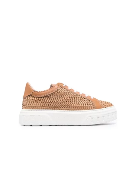 Sneakersy Casadei beżowe