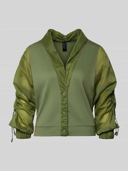 Koszula casualowa o kroju regular fit z mieszanki bawełny z dodatkiem lnu model CASEY' Marc Cain