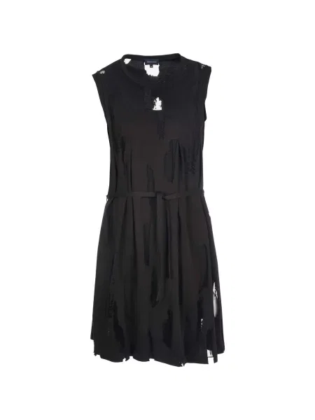 Rochie din denim Armani Jeans negru