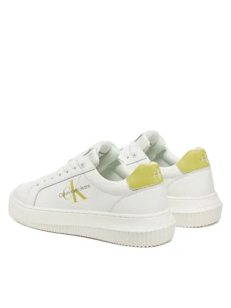 Tenisice Calvin Klein Jeans Chunky Cupsole Laceup Mon Lth bijela