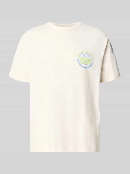 T-shirt o kroju relaxed fit z czystej bawełny Tommy Jeans biała