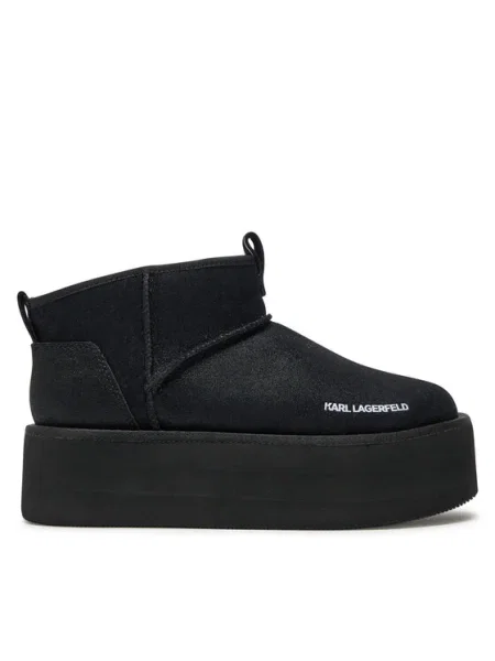 Botine Karl Lagerfeld slip-on negru