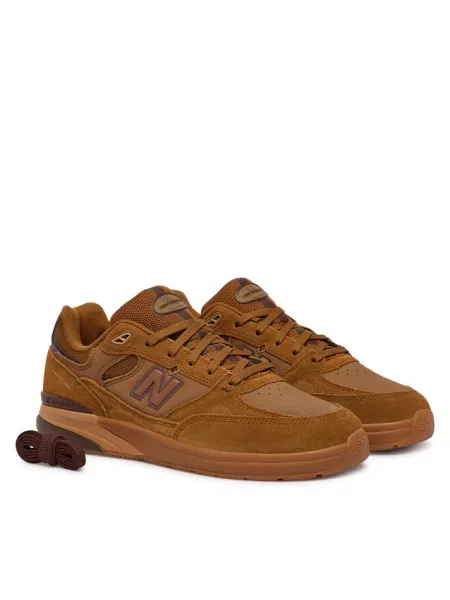 Sneakersy New Balance brązowe