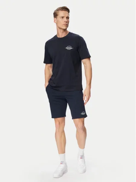 Jack & Jones Komplet majica in kratke hlače Brandon Mornarsko modra