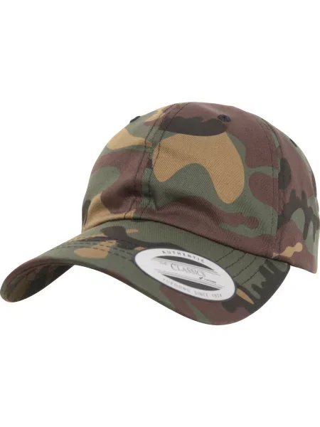 Șapcă Flexfit din țesătură twill verde