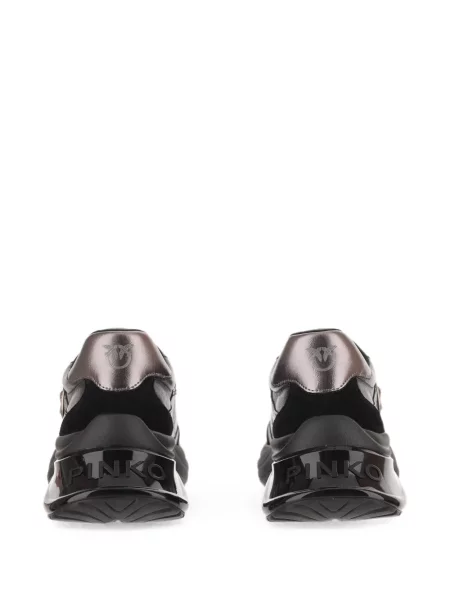Sneakerși Pinko din piele negru