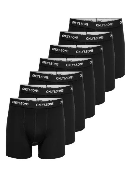 Only & Sons Boxeri ONSFitz negru alb