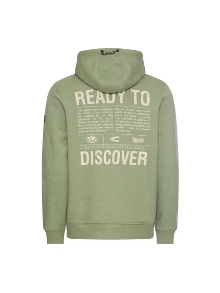 Bluza z kapturem Camel Active z kapturem zielona