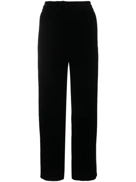 Pantaloni The Rose Ibiza de mătase negru