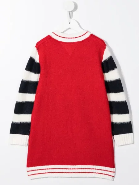 Sukienka dziecięca Tommy Hilfiger czerwona
