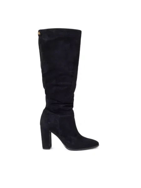 LAUREN RALPH LAUREN Kozačky Artizan Tall černá