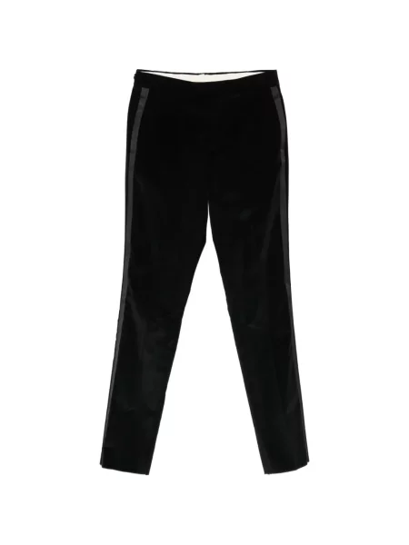 Pantaloni Paul Smith de catifea cu dungi negru