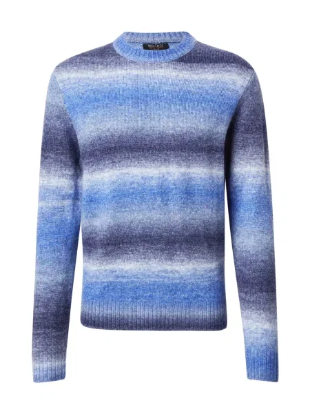 INDICODE JEANS Pulover modra / marine bela