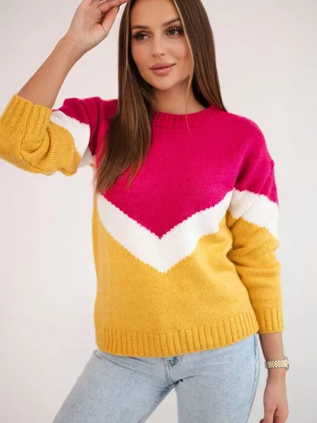 Sweter Kesi pomarańczowy