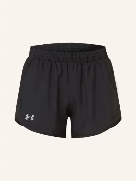 Běžecké šortky Under Armour Fly By 3" black/black/reflective černé