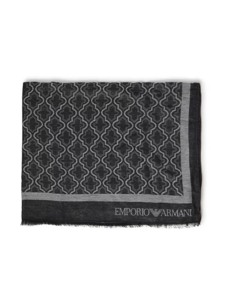 Szal Emporio Armani czarna