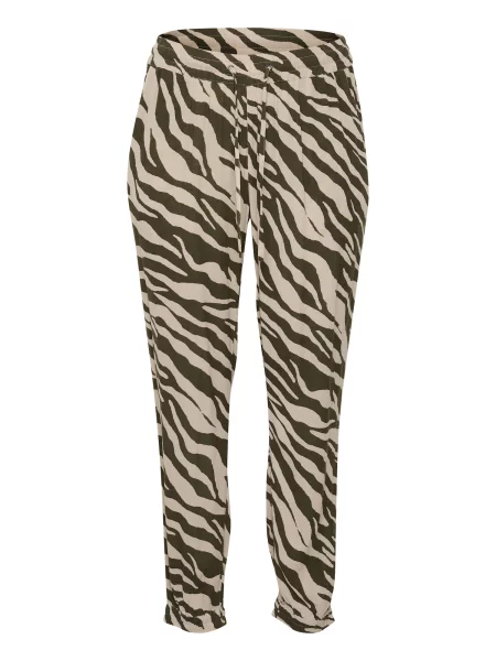 KAFFE CURVE Pantaloni Marca nisipiu / oliv