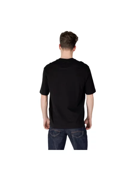 Koszulka Armani Exchange z krótkim rękawem czarna