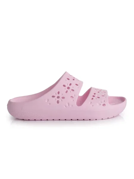 Natikače Crocs s cvjetnim printom ružičasta