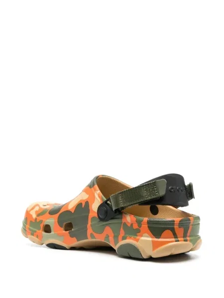 Πεδιλα clogs Crocs με σχέδιο παραλλαγής πορτοκαλί