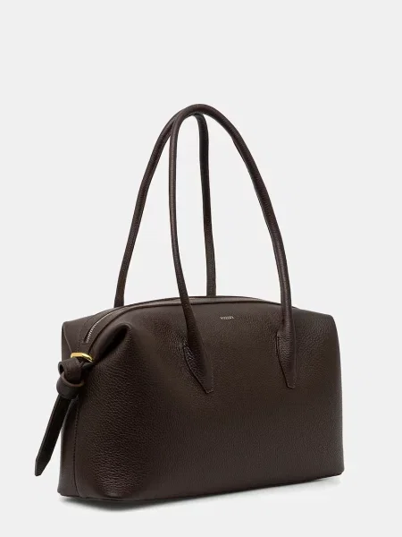 Шкіряна сумочка Yuzefi BRIOCHE DUFFLE коричневий