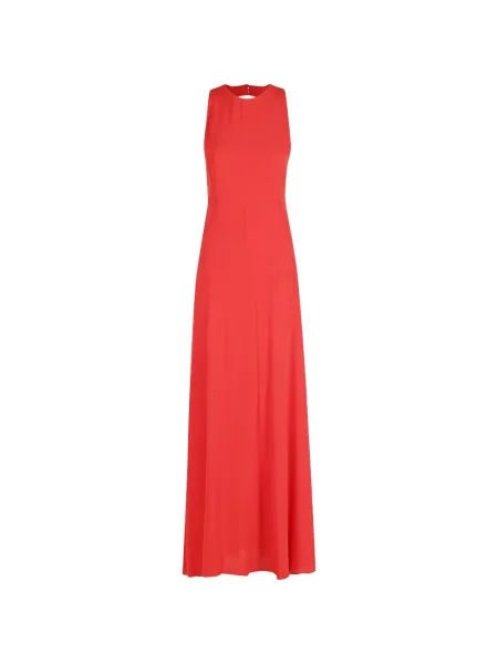 Rochie maxi Erika Cavallini cu spatele deschis roșu