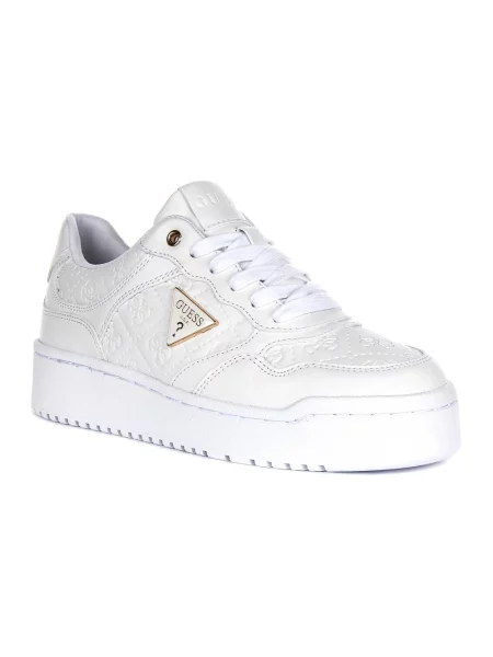 Sneakersy Guess skórzane białe