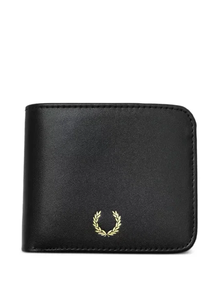 Portofel Fred Perry cu broderie negru