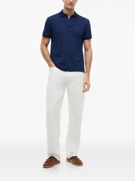 Μικρός polo Tommy Hilfiger με σχέδιο μπλε