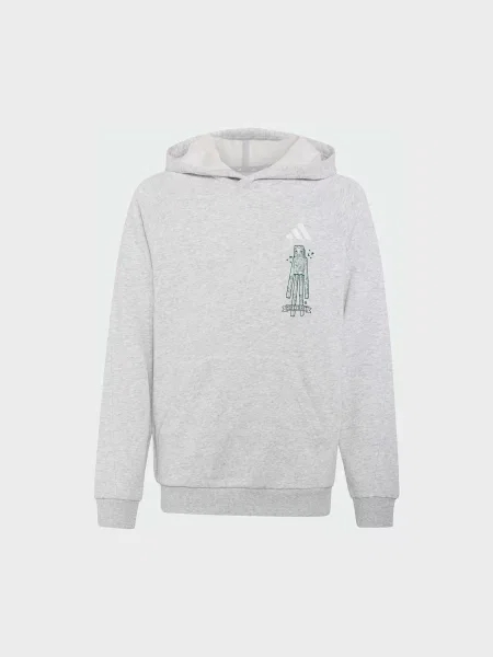 Детское худи Adidas серое