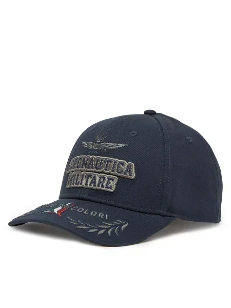 Шапка с козирка Aeronautica Militare с апликация тъмносиньо