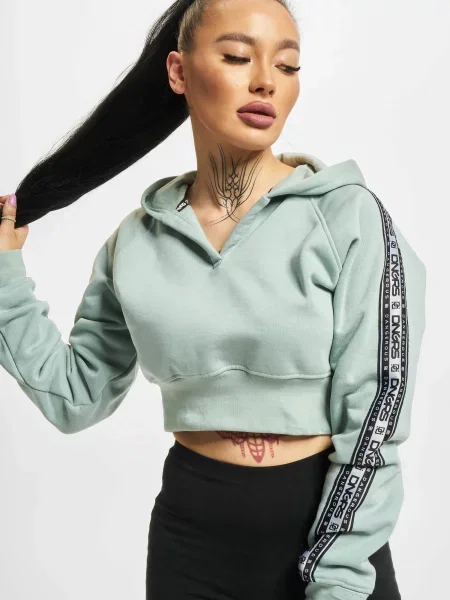 Суичър с качулка Dangerous Dngrs сиво