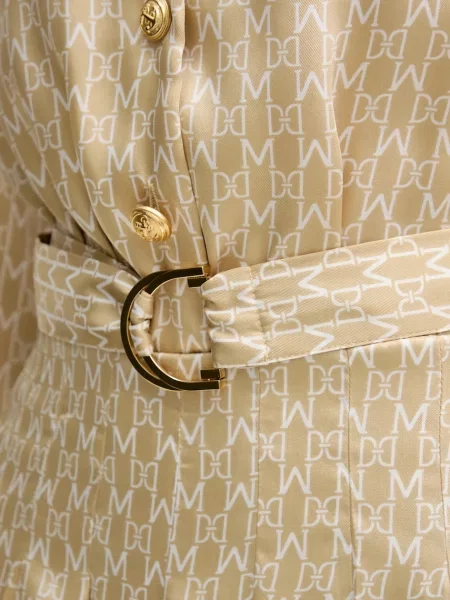 Платье мини Marciano By Guess клеш бежевое