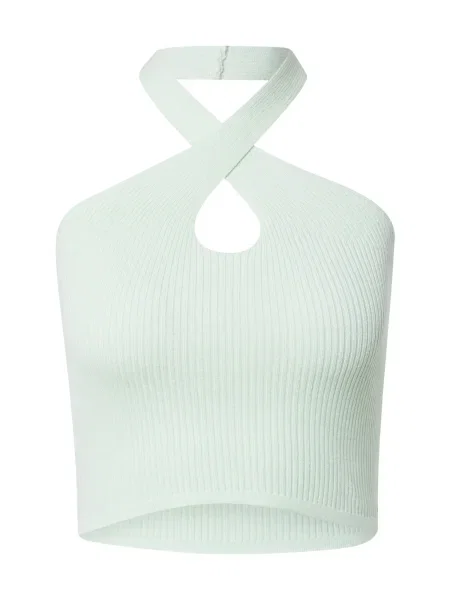 Urban Classics Top z naramnicami pastelno zelena