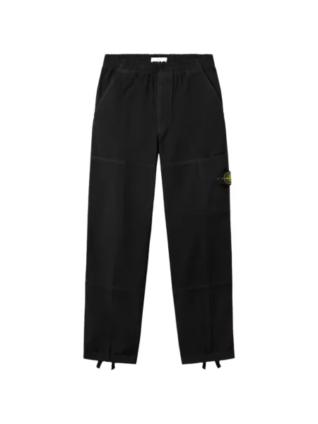 Pantaloni cargo Stone Island cu strasuri negru