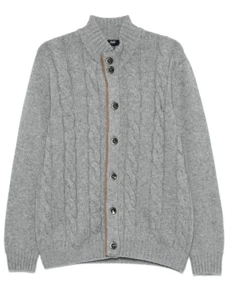Cardigan Herno tricotate gri