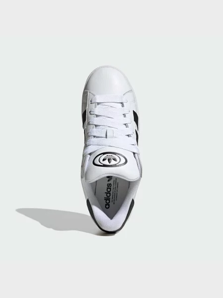 Кожаные кеды Adidas белые