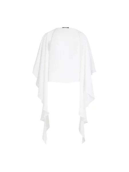Ponczo z dekoltem w serek Vera Mont białe