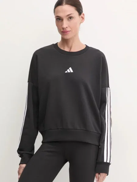 Adidas bluza Essentials z aplikacją czarny