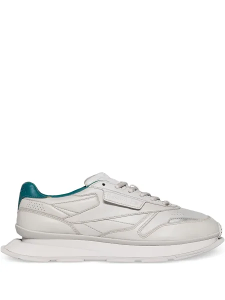 Sneakerși Reebok Ltd cu șireturi din piele clasici gri