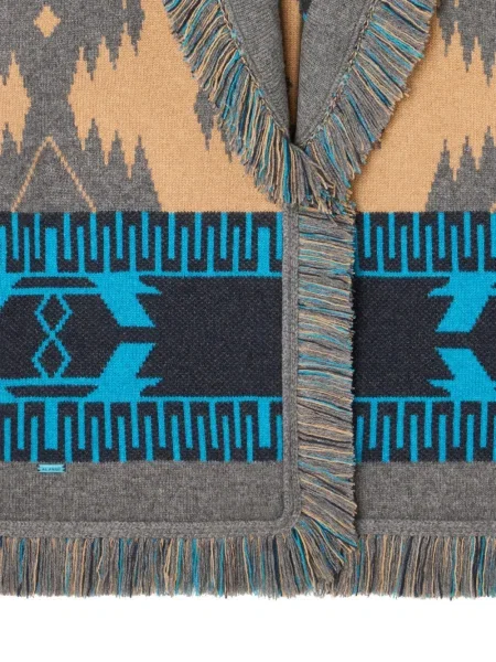 Cardigan Alanui cu franjuri din jacard