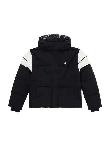 ELLESSE Geacă de primăvară-toamnă negru alb